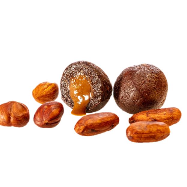Date chocolate filled with nut butter - Beit Hashaked - Israel Menu