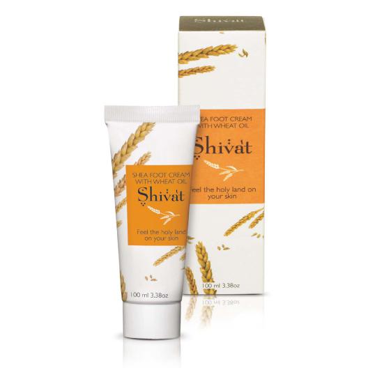 Shea Butter Foot and Hand Cream with Wheat Oil and Barley Oil - Shivat - Israel Menu
