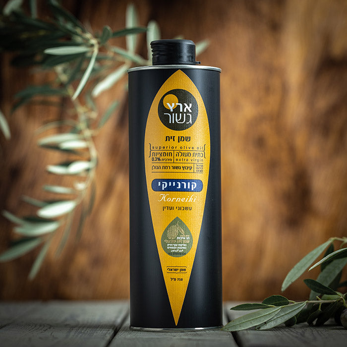 Superior Olive Oil - Koroneiki-Eretz Gshur-Israel Menu