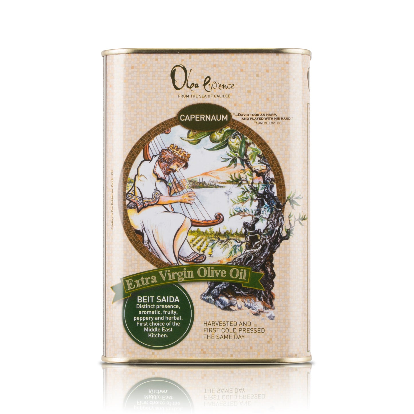 Beit Saida (Green Seal) Extra Virgin Olive Oil - Olea Essence - Israel Menu