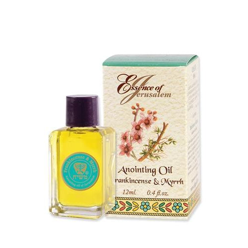 Essence of Jerusalem - Frankincense & Myrrh - Anointing Oil - Ein Gedi - Israel Menu