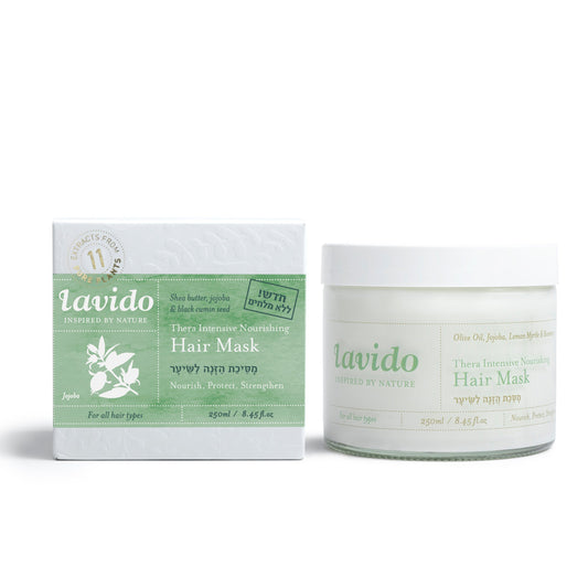 Thera Intensive Nourishing Hair Mask - jojoba oil, comb and shea butter - Lavido - Israel Menu