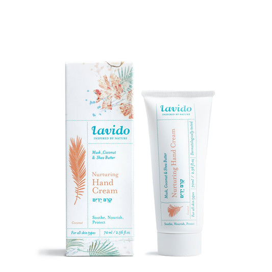Nurturing Hand Cream - musk, coconut and shea butter - Lavido - Israel Menu