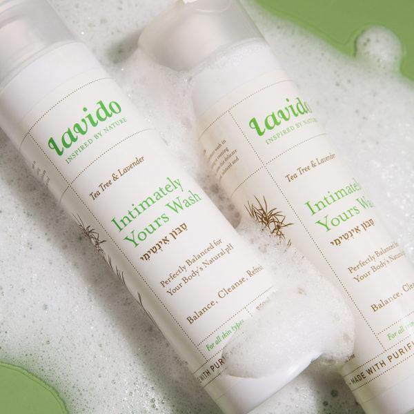 Intimately Yours Wash - tea tree and lavender - Lavido - Israel Menu