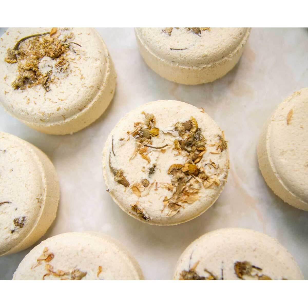 A soothing chamomile bath bomb - Tree of Life - Israel Menu