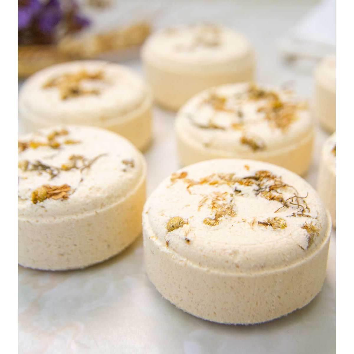 A soothing chamomile bath bomb - Tree of Life - Israel Menu