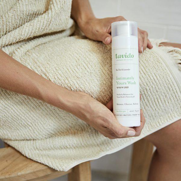 Intimately Yours Wash - tea tree and lavender - Lavido - Israel Menu