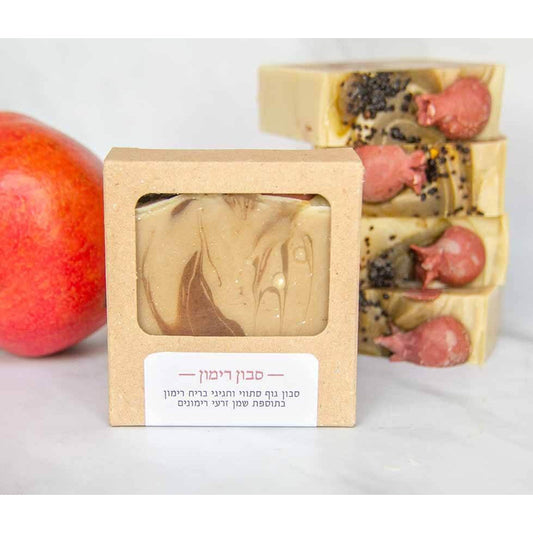 Pomegranate body soap - seasonal - Tree of Life - Israel Menu