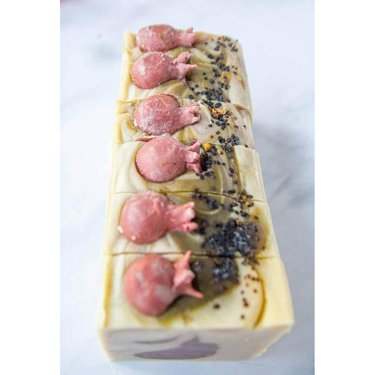 Pomegranate body soap - seasonal - Tree of Life - Israel Menu