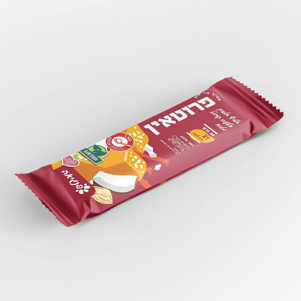 Salted caramel protein bars - 12 units - Pangaea - Israel Menu