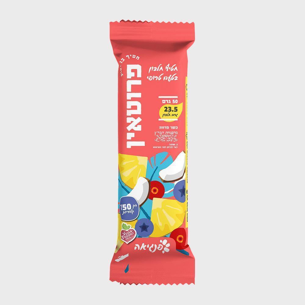 Tropical flavor protein bars - 12 units - Pangaea - Israel Menu
