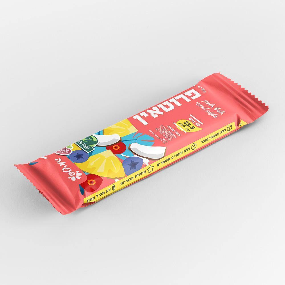 Tropical flavor protein bars - 12 units - Pangaea - Israel Menu