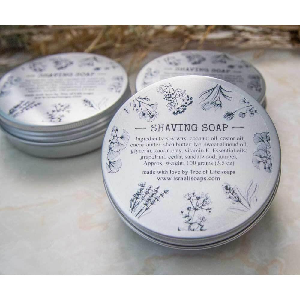 Shaving soap - Tree of Life - Israel Menu