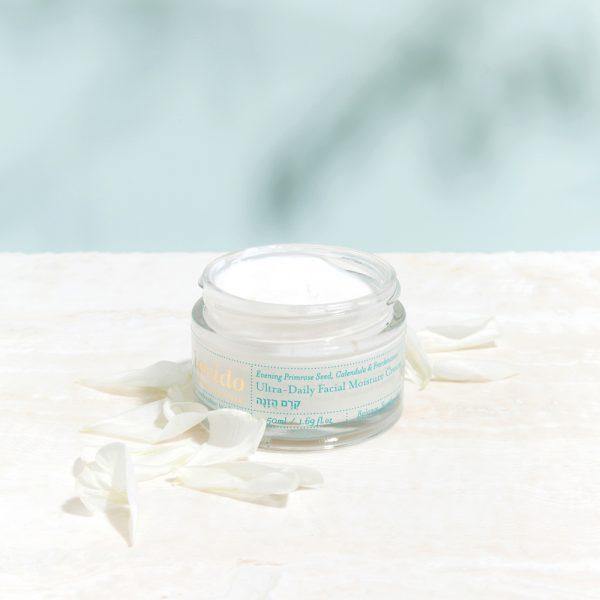 Ultra Daily Facial Moisture Cream - evening primrose seed oil, calendula and frankincense - Lavido - Israel Menu