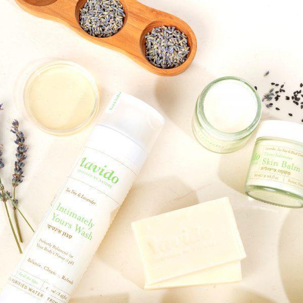 Intimately Yours Wash - tea tree and lavender - Lavido - Israel Menu