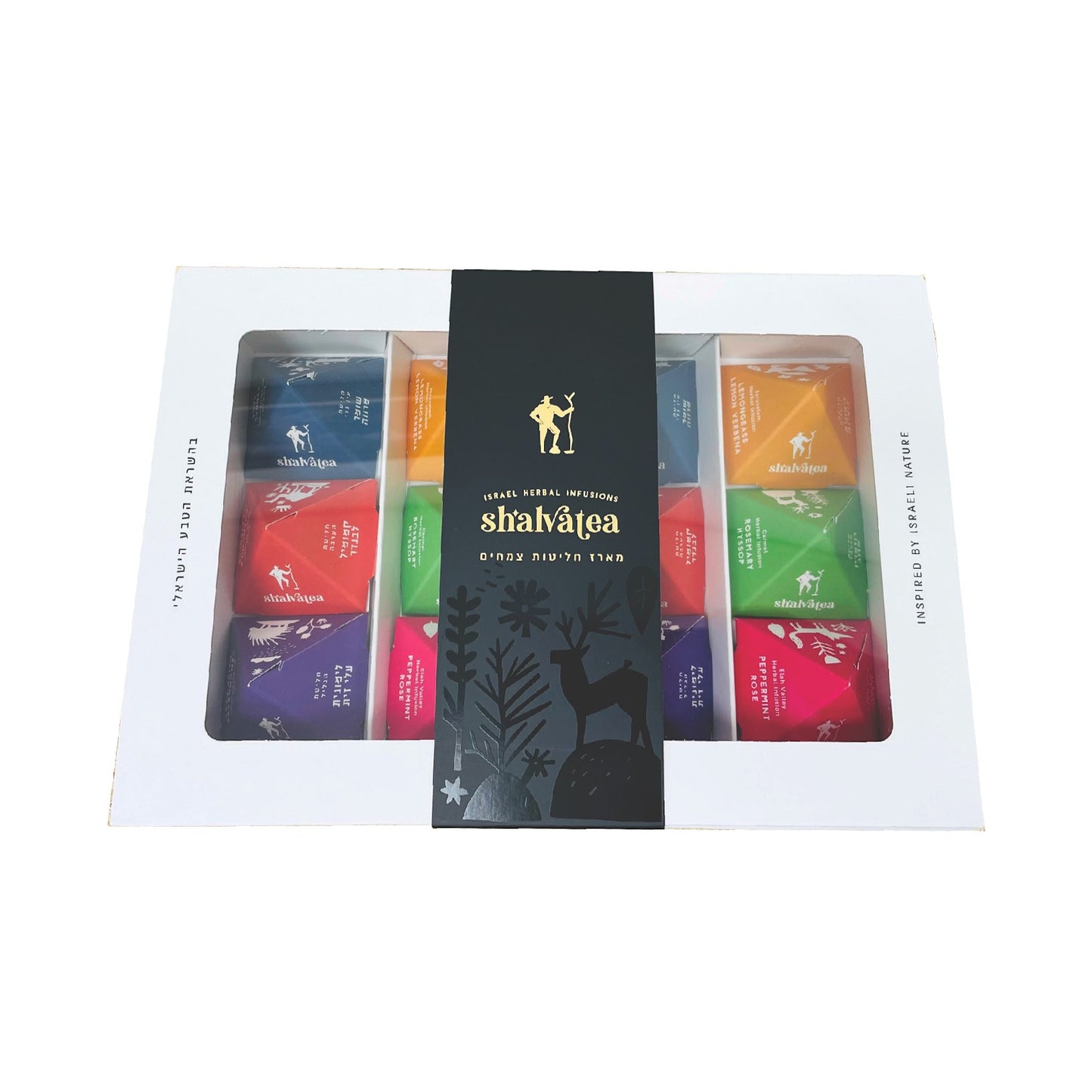 Tea Pyramid Gift Box-ShalvaTea-Israel Menu