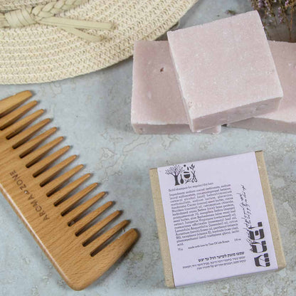 Solid shampoo for normal to dry hair