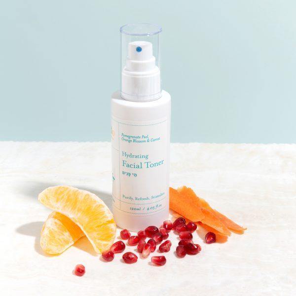 Hydrating Facial Toner - pomegranate extract, orange bud and carrot - Lavido - Israel Menu