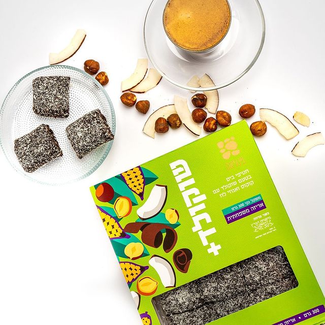 Chocolate health snacks with coconut and hazelnuts - Pangaea - Israel Menu