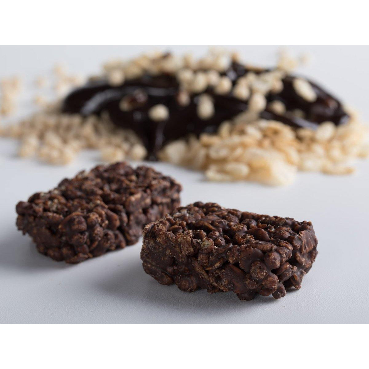 Whole grain snack with quinoa and cranberries in dark chocolate - Homemade - Israel Menu