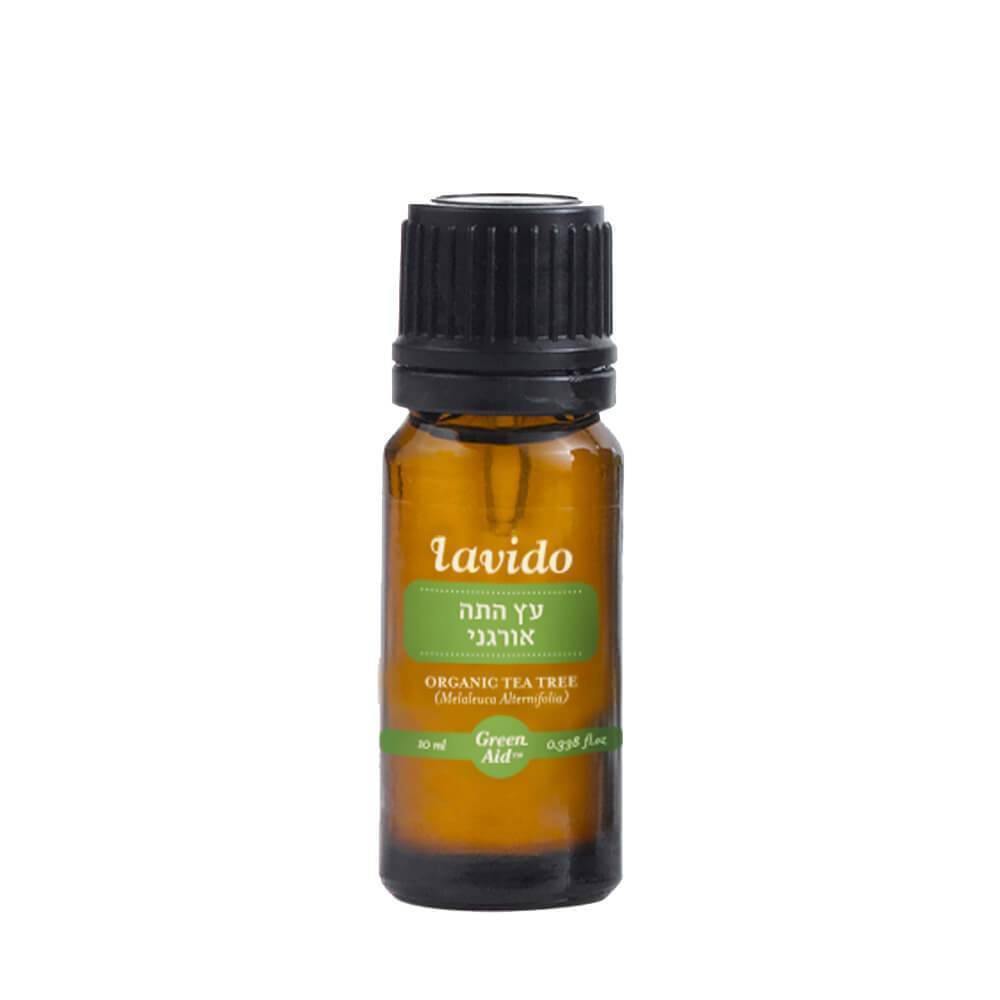 Organic Tea Tree Essential Oil (Melaleuca Alternifolia) - Lavido - Israel Menu