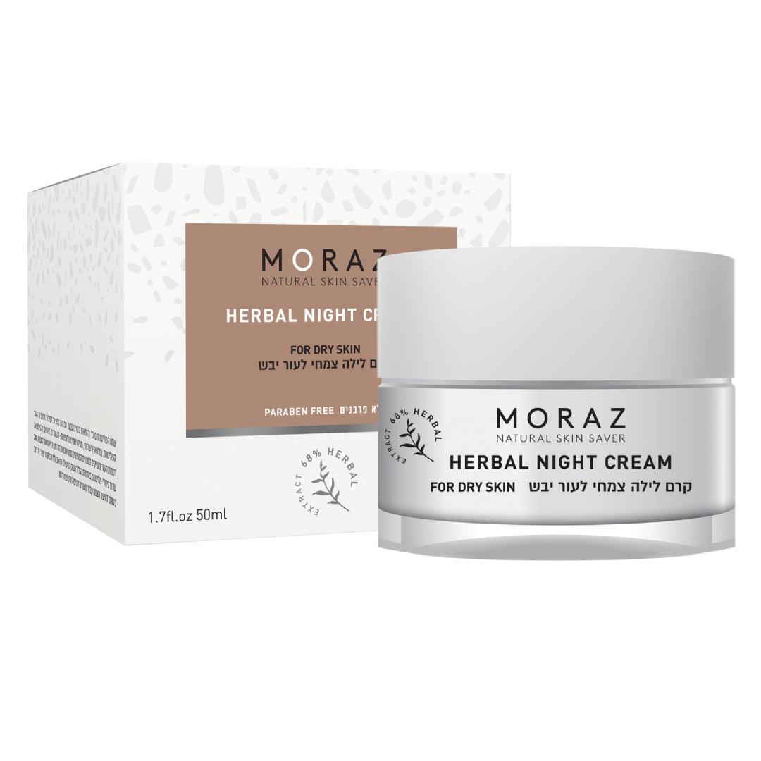 Regenerating Herbal Night Cream For Dry Skin - Moraz - Israel Menu