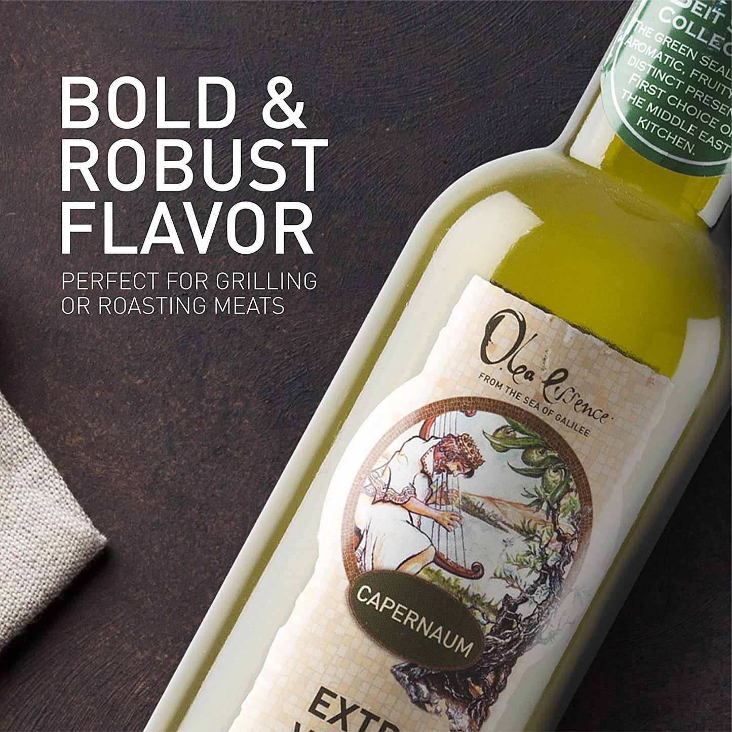 Beit Saida (Green Seal) Extra Virgin Olive Oil - Olea Essence - Israel Menu
