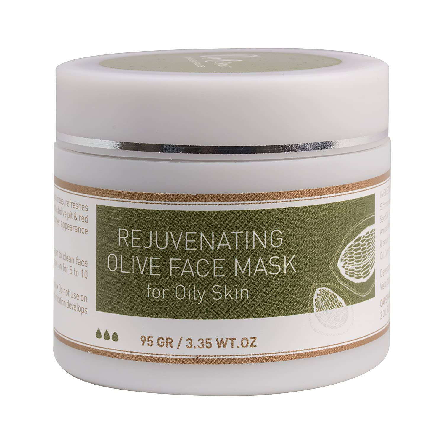 Olive Face Mask for Oily Skin - Olea Essence - Israel Menu