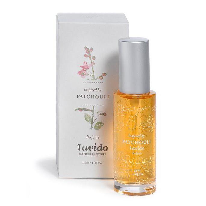 Patchouli and Vanilla Perfume - Lavido - Israel Menu