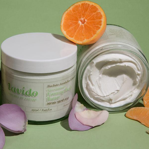 Stretch Mark Minimizer GreenAid™ - shea butter, avocado, rose and mandarin - Lavido - Israel Menu