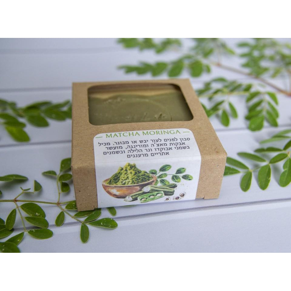 Facial soap Macha and Moringa - Tree of Life - Israel Menu