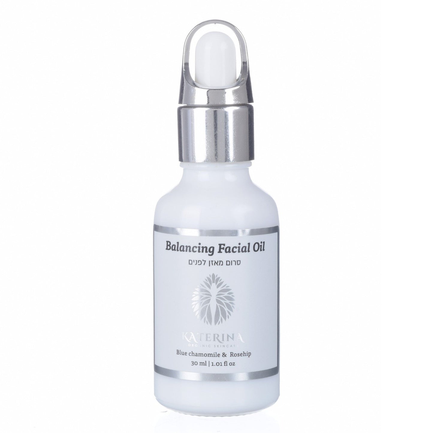 Organic Balancing Facial Oil - Oily and Blemish-prone Skin - Katerina - Israel Menu