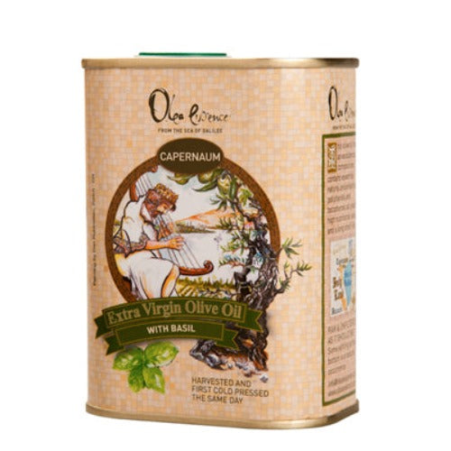 Basil Flavored Extra Virgin Olive Oil - Olea Essence - Israel Menu