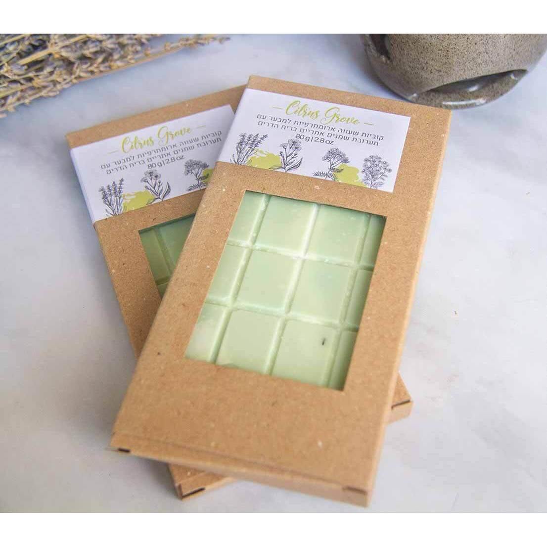 “Citrus Grove” soy wax cubes - Tree of Life - Israel Menu