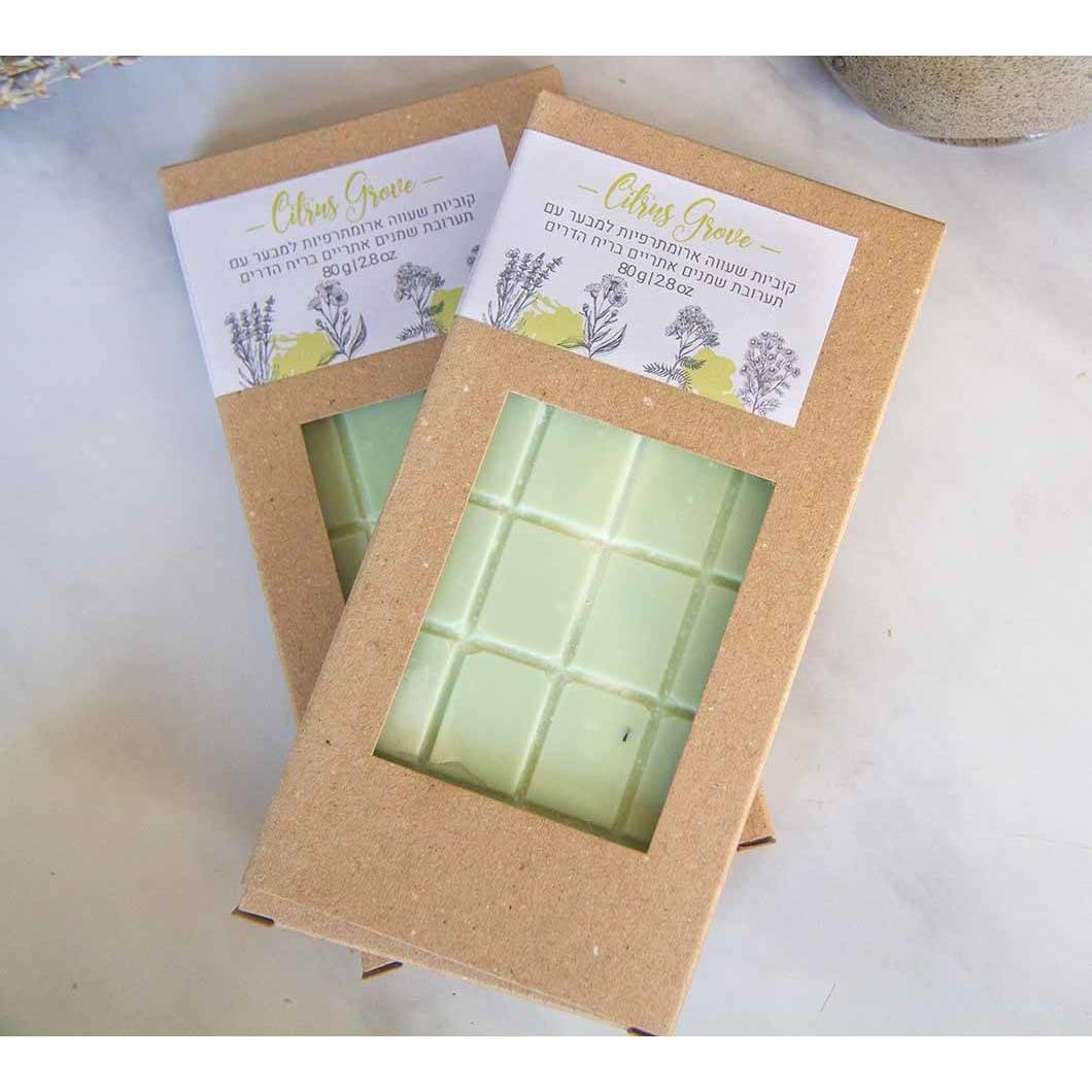 “Citrus Grove” soy wax cubes - Tree of Life - Israel Menu