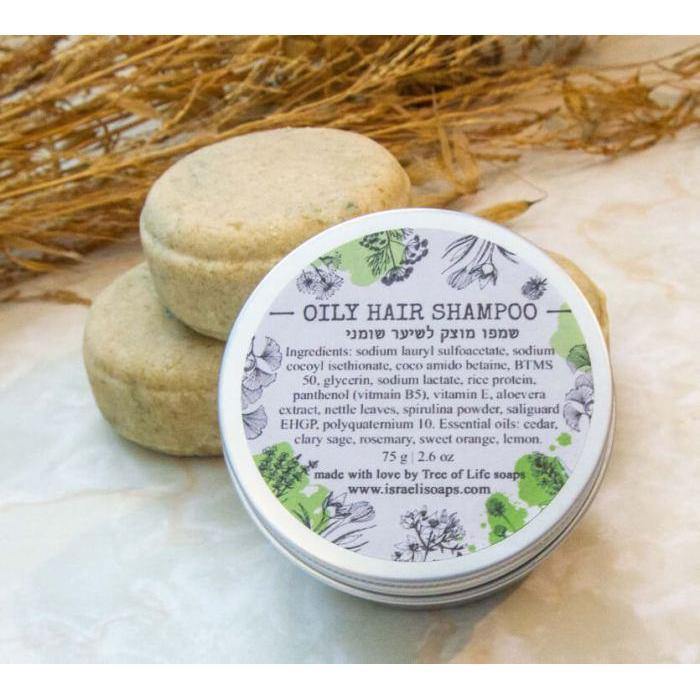 Solid shampoo for oily hair - Tree of Life - Israel Menu