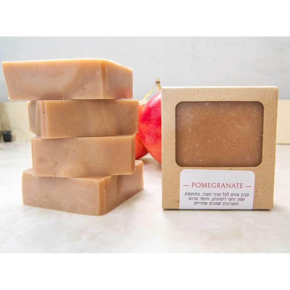 Pomegranate soap for the face - Tree of Life - Israel Menu