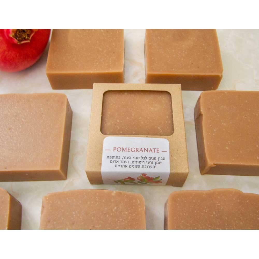 Pomegranate soap for the face - Tree of Life - Israel Menu