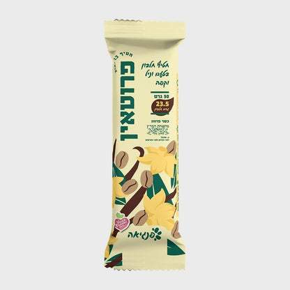 Vanilla and coffee protein bars - 12 units - Pangaea - Israel Menu