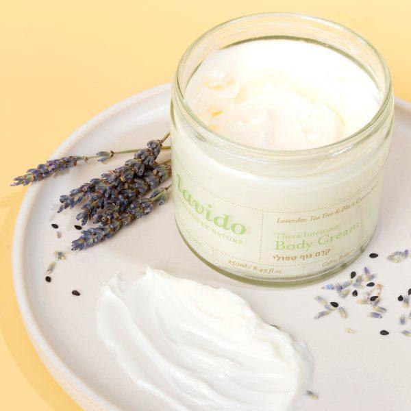 Thera Intensive Body Cream GreenAid™ - lavender, tea tree and saffron - Lavido - Israel Menu