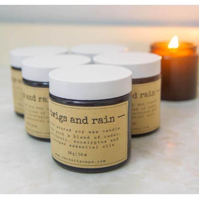 "Twigs and Rain" Soy Candle - Tree of Life - Israel Menu